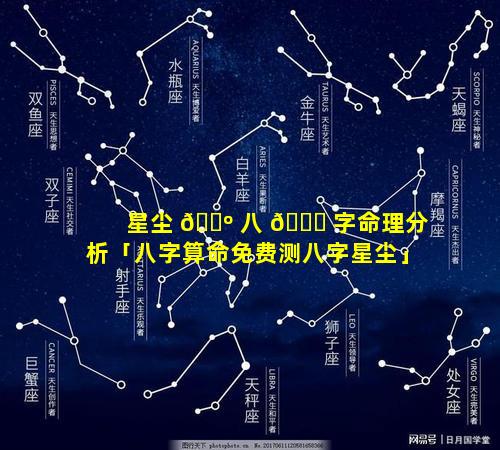 星尘 🌺 八 🐘 字命理分析「八字算命免费测八字星尘」